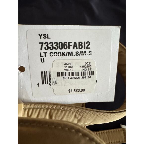 YSL Saint Laurent Women’s Le 5 À 7 Nylon Shoulder Bag Crossbody Made In Italy - Picture 8 of 16